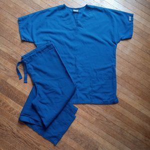 XS Navy Blue Scrub Set